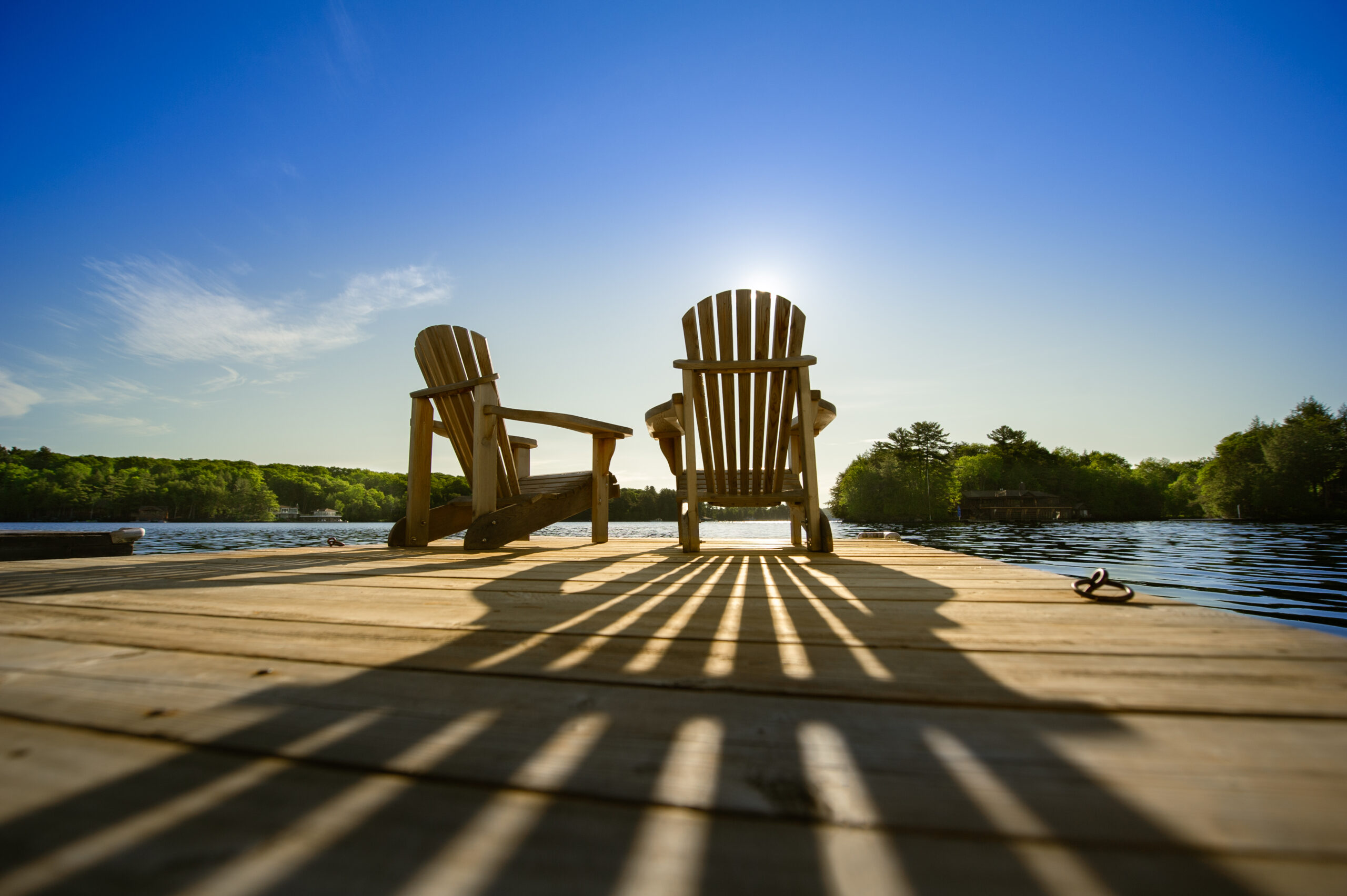 Adirondack Chairs on Pier