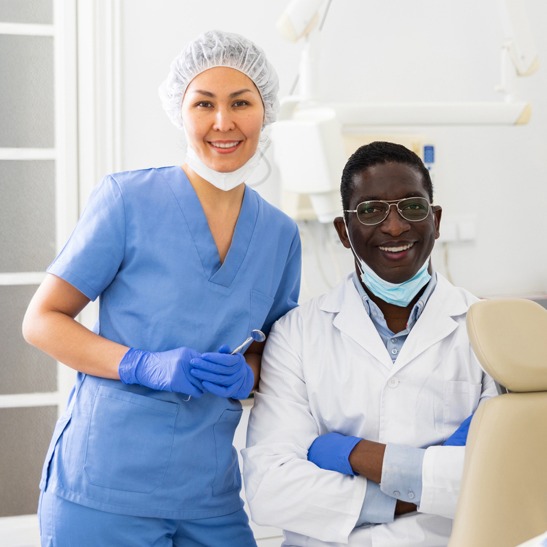 Two Smiling Doctors